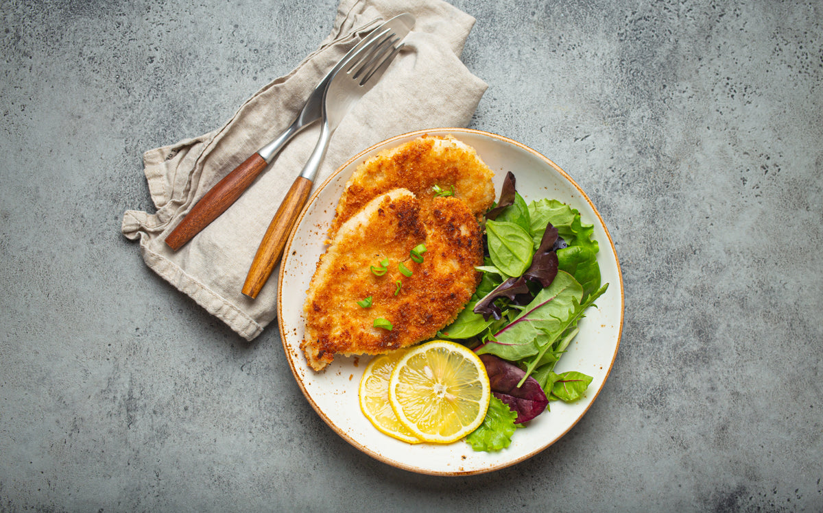 Parmesan-crusted chicken breast — Stittsworth Meats, Bemidji MN
