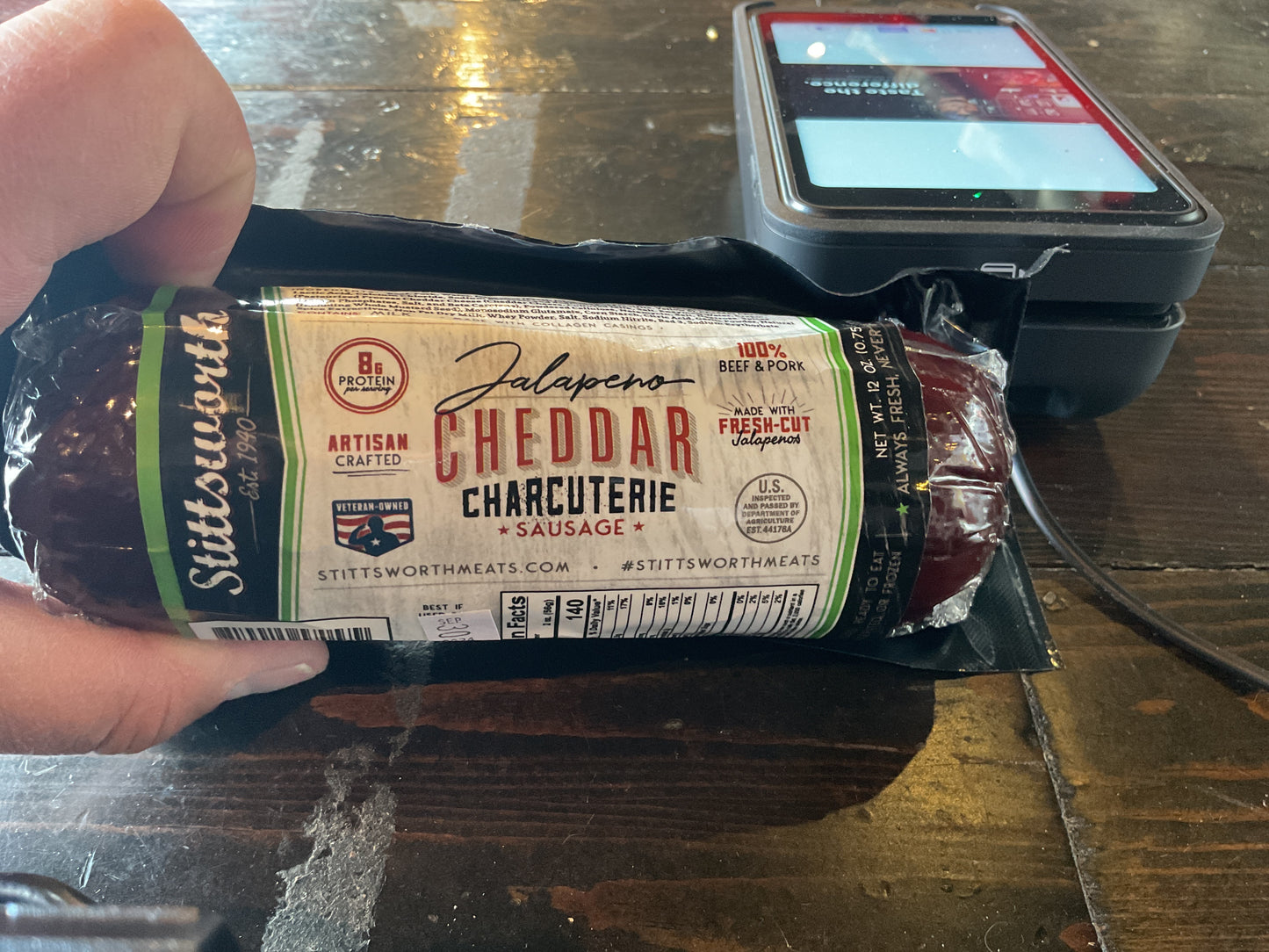 Stittsworth Jalapeño Cheddar Summer Sausage