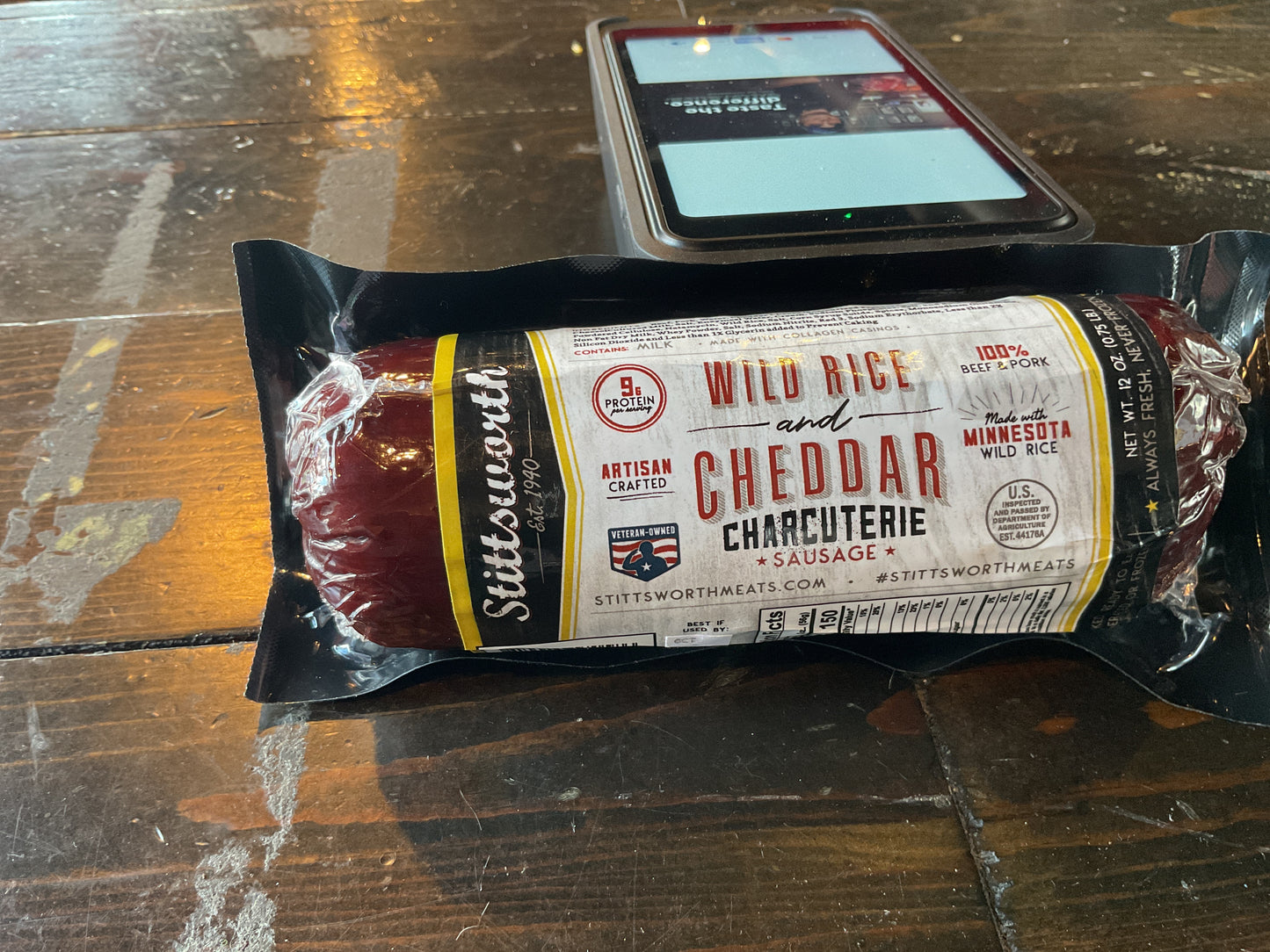 Wild Rice & Cheddar Summer Sausage