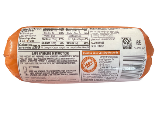 Festive Ground Turkey 1 Lb Roll