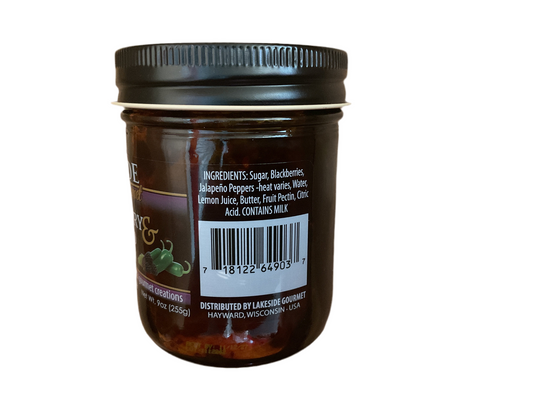 Lakeside Gourmet Blackberry & Jalapeño Pepper Jam