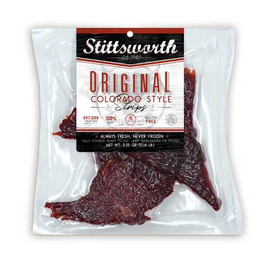 Colorado Fresh Beef Strips (Crushed Red and Cracked Pepper Blend) - A Savory Sensation