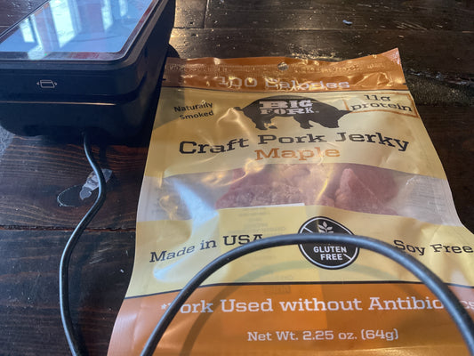 Big fork bacon jerky