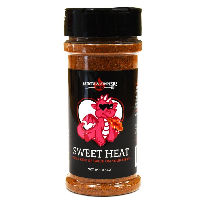 Saints & Sinners BBQ Sweet Heat Seasoning -For A Kick Of Spice On Your Meat-
