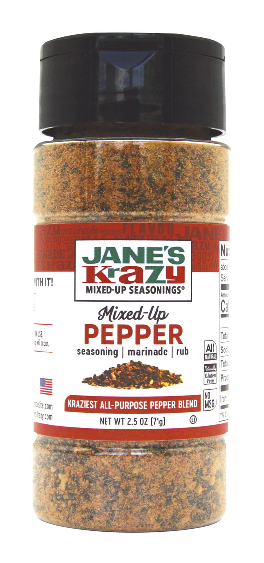 Jane’s Crazy Mixed-Up Pepper Seasoning