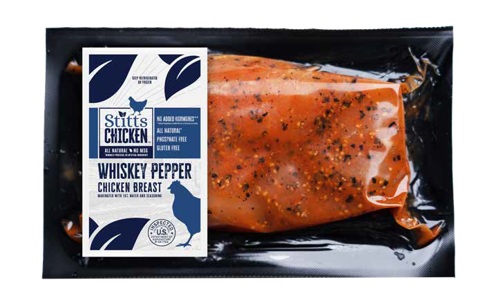 Whiskey Pepper Chicken Breast - Stittsworth Meats Bemidji MN
