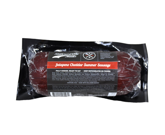Jalapeno Cheddar Charcuterie Sausage