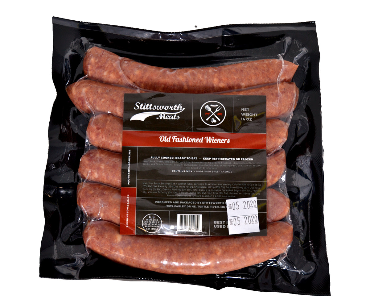 Old Fashioned Wieners | Wieners | Stittsworth Meats