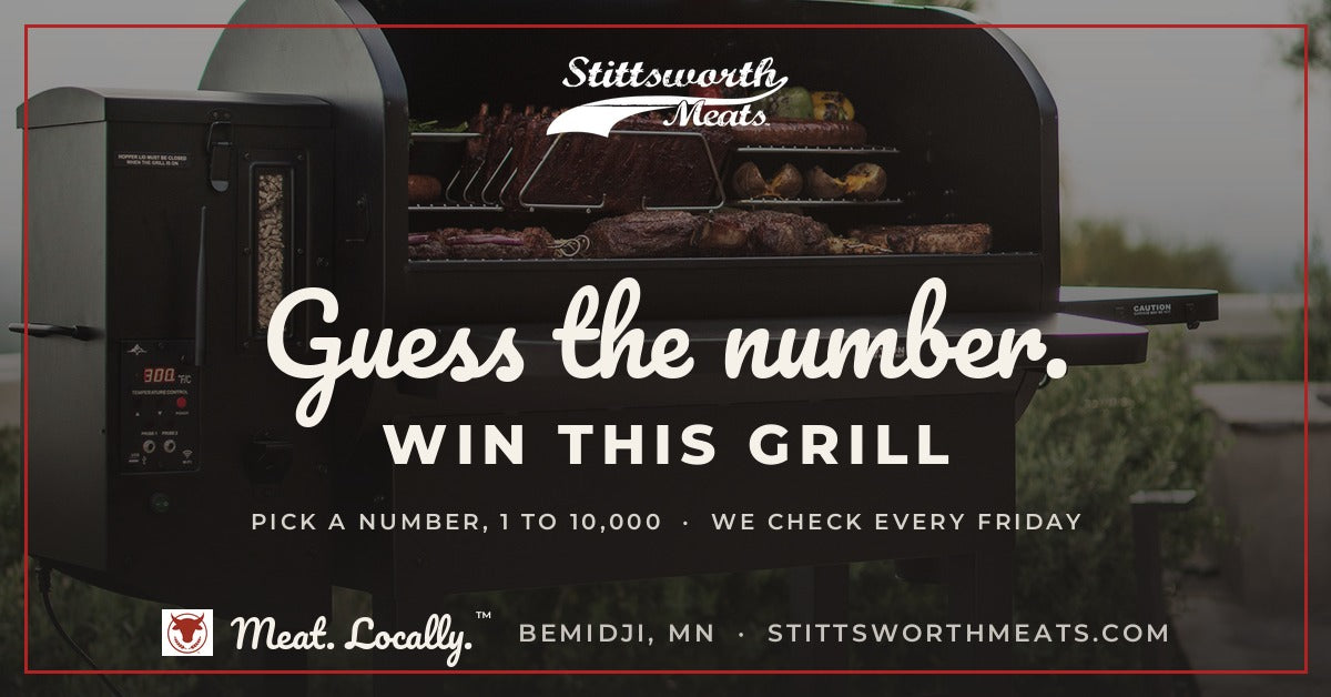 The Ultimate Number Game — guess the number, win this grill