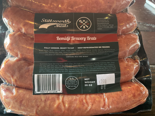 Bemidji Brew Brats | Sausage & Brats | Stittsworth Meats