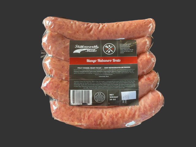 Mango Habanero Brats | Sausage & Brats | Stittsworth Meats