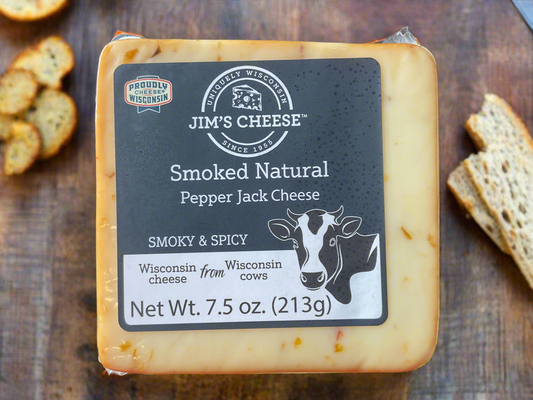 Jim’s Smoked Natural Pepper Jack Cheese