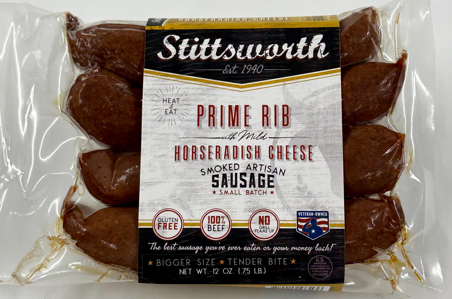 Stittsworth Prime Rib and Horseradish Cheese Sausage - A Flavorful Fusion
