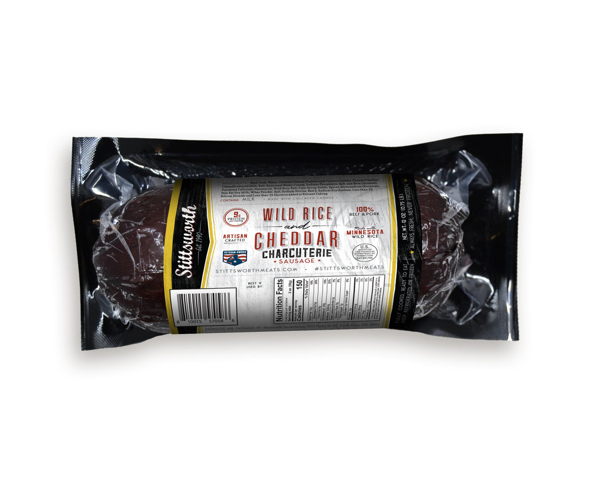 Wild Rice Cheddar Summer Sausage