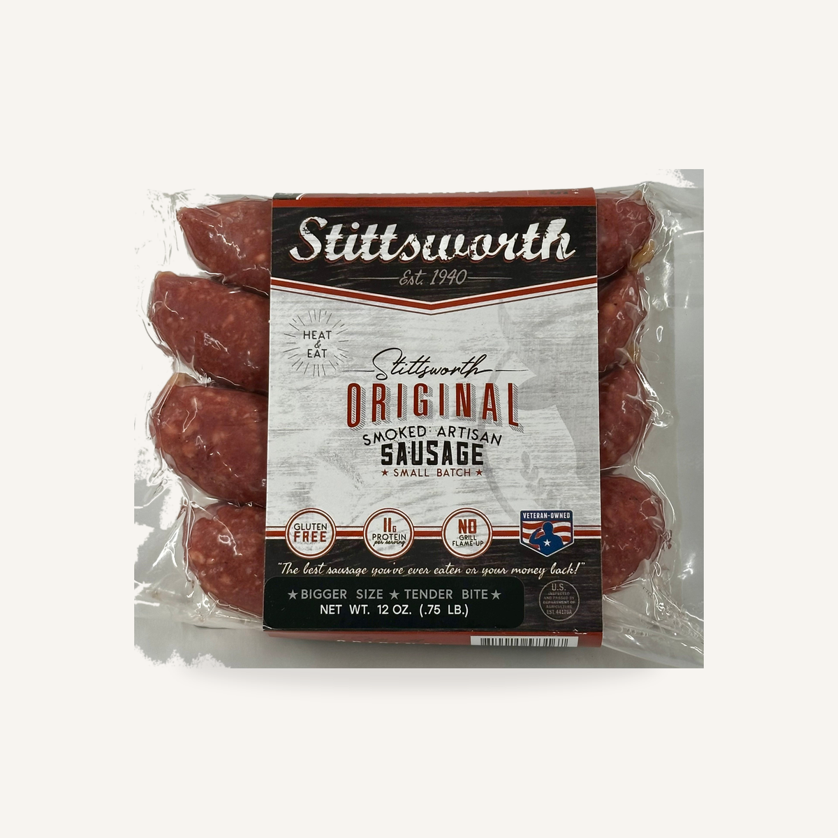 Stittsworth Original Brats pack on cream background