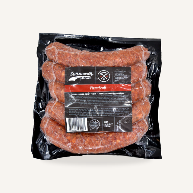 Pizza Brat pack on cream background