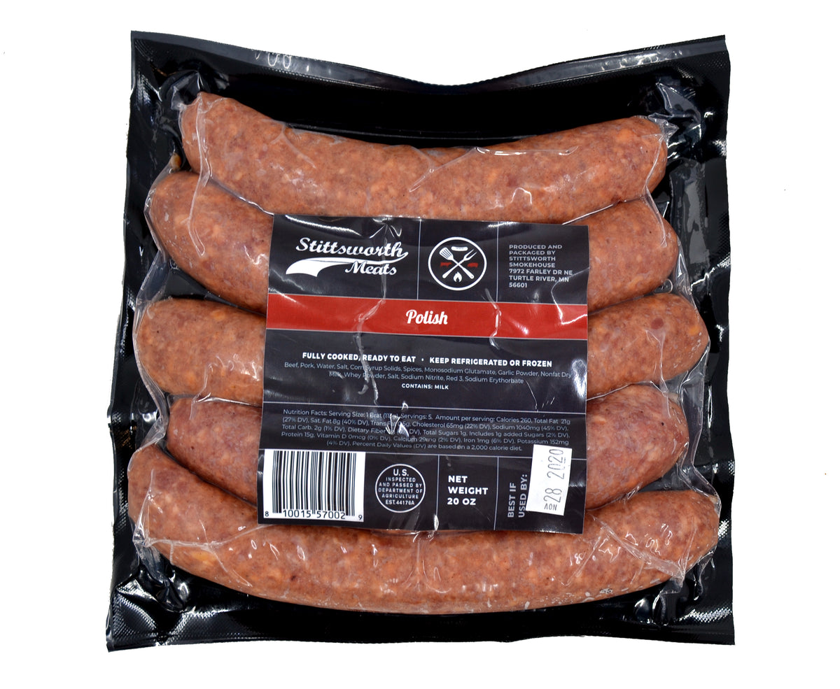 Polish Sausage | Brats | Stittsworth Meats